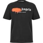 Palm angels Тениска PALM ANGELS Men's Las Vegas T-Shirt - Black Orange
