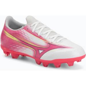 Mizuno Детски футболни обувки Mizuno Alfa III Select Jr FG white/fuchsia purple