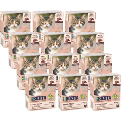 Bozita Hydinová pečeň 12 x 370 g