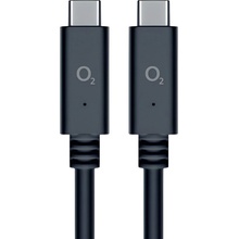 O2 197759 USB-C x USB-C, 1,2m, černý