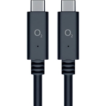 O2 197759 USB-C x USB-C, 1,2m, černý
