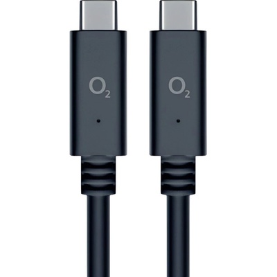 O2 197759 USB-C x USB-C, 1,2m, černý