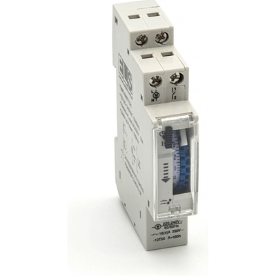 INÁ Časový spínač denný mechanický MPC1D 24H DIN ELS
