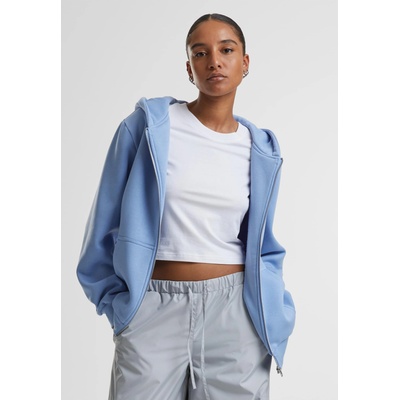 Urban Classics Суичър Ladies Fluffy Zip Hoody powderblue XXLUB-TB7286-18327 - Камуфлаж, размер XS