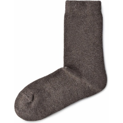 Woolee ponožky s Merino vlnou a kašmírom hnedá