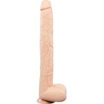 b-Vibe Bone Deep-Insert Dildo with Realistic Balls & Suction Cup 17" Skin