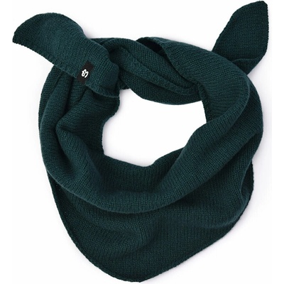 Woolee Vlnka šátek Merino s kašmírem tmavě zelená