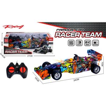 Image 1 of Armtoys ДЕТСКА КОЛА ФОРМУЛА ГРАФИТИ С ПИЛОТ РАДИОКОНТРОЛ 4 ПОСОКИ