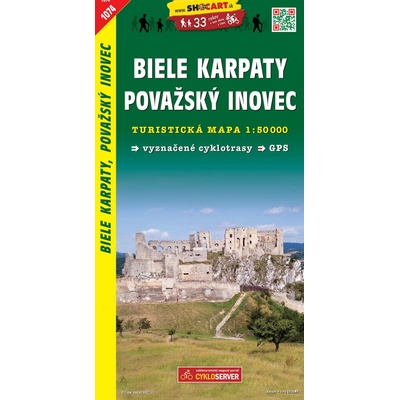 shocart Biele Karpaty Považský Inovec - turistická mapa č.1074 – Hledejceny.cz