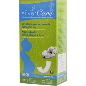 Silver Care Органични дамски превръзки Silver Care - За родилки, 10 броя (BB281062)