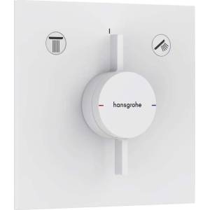 Hansgrohe DuoTurn E - Скрит кран, за 2 уреда, бял мат 75417700 (75417700)