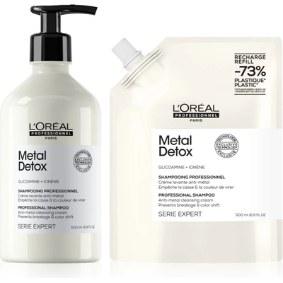 L'Oréal Serie Expert Metal Detox изгодна опаковка за увредена коса