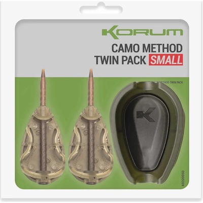 Korum Set Krmítek A Formičky Camo Method Twin Pack Velikost: S