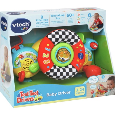 VTech Музикална играчка Vtech Toot-Toot Drivers - Шарен волан (V192503)