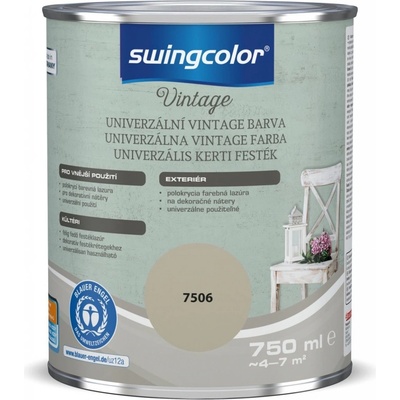 Swingcolor Univerzální polomatná 0,75 l šedá