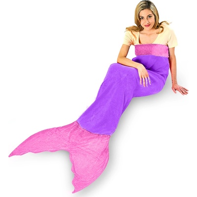 Snuggie 1180 Deka v tvare morskej panny MERMAID fialová