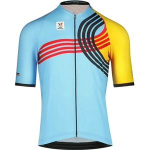 Bioracer Детска фланелка с къс ръкав за колоездене Bioracer Kid's Icon Jersey Cycling jersey - Boic Olympics Paris 2024 - размер 164 (EU) (756-0250-0214)