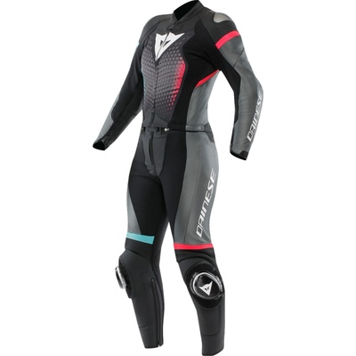 dvoudielna kombinéza Dainese FULMINEA černá/anthracite/bílá