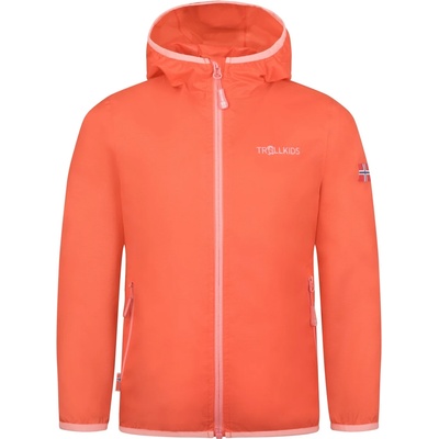 TROLLKIDS Детско водоустойчиво яке Trollkids Kid's Trolltunga Jacket Waterproof jacket - Watermelon / Peony Rose - размер 164 (EU) (703-4383-0519)