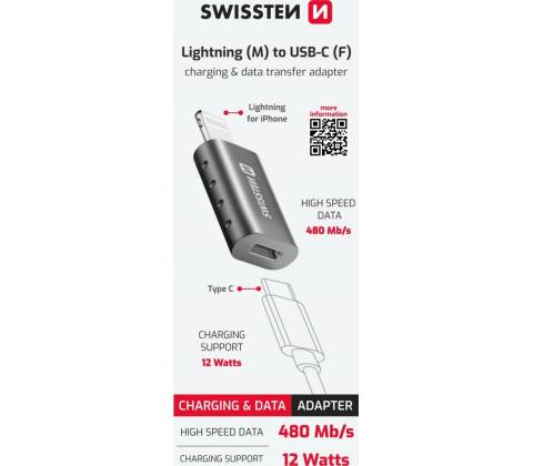 Swissten ADAPTER LIGHTNINGM/USB-CF