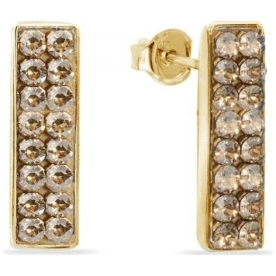 Spark zlaté se Swarovski Elements Radiance KGFMP1GS Golden Shadow