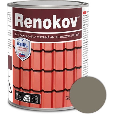 Renokov šedý 2,5kg antikorózna farba na kov