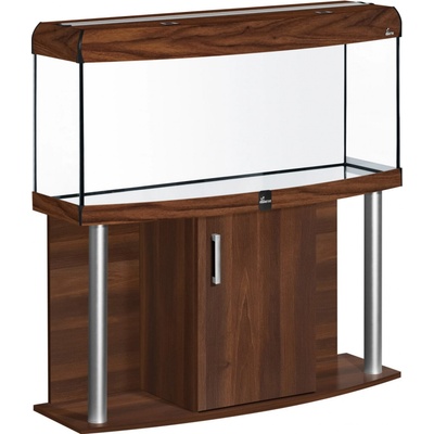 Diversa Comfort LED akvarijní set vypouklý hliník ořech 240 l