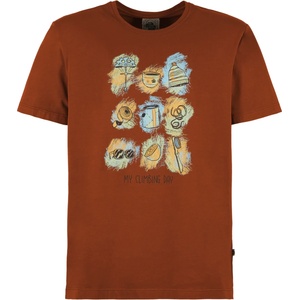 E9 Мъжка тениска E9 Things T-shirt - Copper (216-7856-0212)