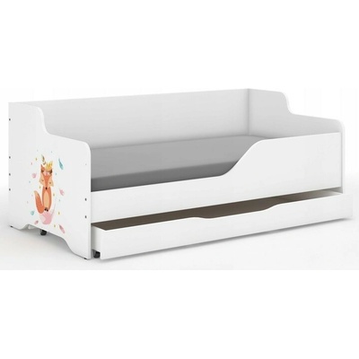 Wooden Toys Lilu líška biela + zásuvka Pravá strana