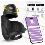 INTOYOU App Series Zonte Rotating Cap Vibrating Masturbator with App Black