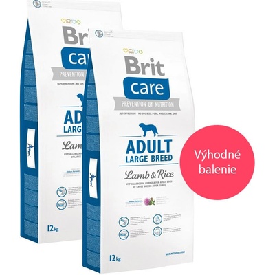Brit Care Adult Large Breed Lamb & Rice 2 x 12 kg