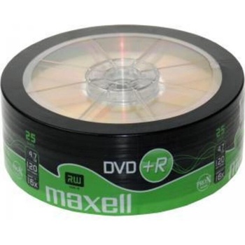 Maxell DVD+R MAXELL, 4, 7 GB, 16x, 25 бр (ML-DDVD-plusR4.7-25PK)