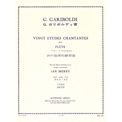 Etudes Chantantes20 Op.88 pre flautu