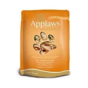 Applaws Chicken with Pumpkin in Broth - пиле с тиква в бульон 70gr