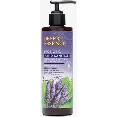 Desert Essence Probiotický dezinfekční gel Levandule a tea tree olej 238 ml
