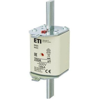 ETI Nožová pojistka NH2C gG KOMBI 500V 250A 004185219