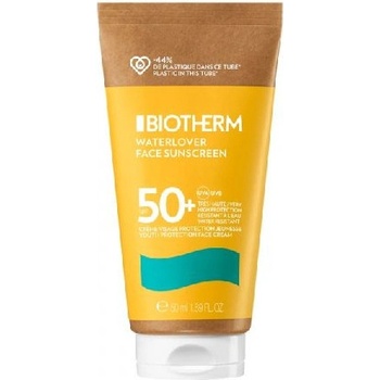 Biotherm Waterlover Face Sunscreen ochranný krém na tvár proti starnutiu pre intolerantnú pleť SPF50+ 50 ml
