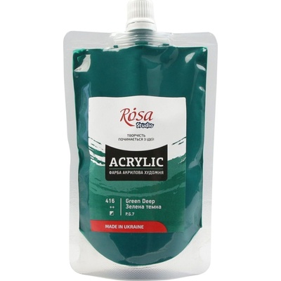 Rosa Studio АКРИЛНА боя Green Deep (416) 200 ml 1 бр (323200416)