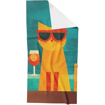 Takoy HT-00521 Rýchloschnúca osuška mačka s drinkom 80 x 160 cm