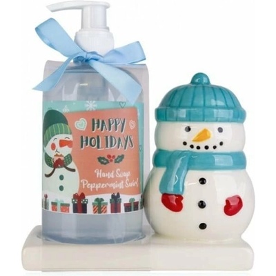 Accentra mydlo s pumpičkou na keramickom podstavci snowman 350 ml