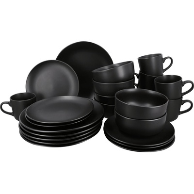 SILVERCREST Jídelní servis sada černá 24 ks – Hledejceny.cz