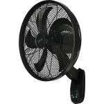 Lucci Air 21326749 - Стенен вентилатор GLIDE 36W/230V Ø 45 см, черен + дистанционно управление (FAN00325)