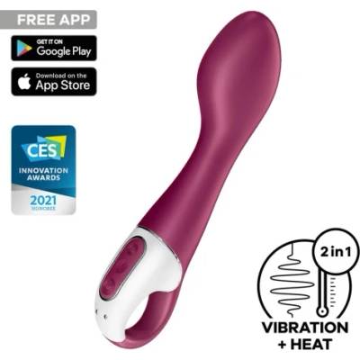 Satisfyer Луксозен G-спот вибратор със затопляне и App Satisfyer Hot Spot