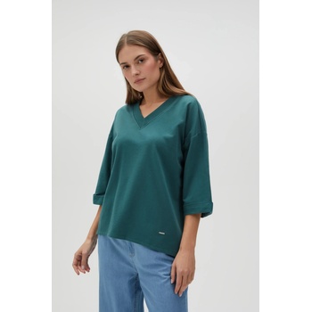 Moodo Зелен суитшърт с тричетвъртови ръкави Moodo | Zelen | ЖЕНИ | XS