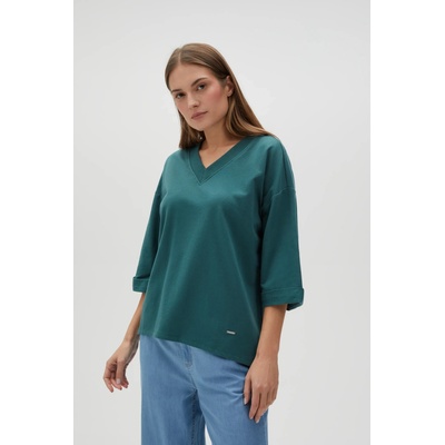Moodo Зелен суитшърт с тричетвъртови ръкави Moodo | Zelen | ЖЕНИ | XS