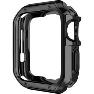 Hqwear Soft Strong Case за часовник Apple Watch 41 mm (Series 7/8/9) - черен (5907769379222)