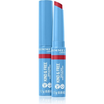 Rimmel Kind & Free тониращ балсам за устни цвят 005 Turbo Red 1, 7 гр