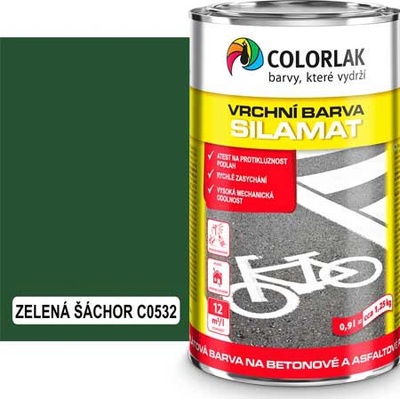 Silamat S 2819 3,5L Colorlak 0 2819 C0532 Zelená šáchor
