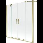 Mexen Velar Дуо параван за вана, 2-крилен, плъзгащ се, 150 x 150 см, прозрачен, (896-150-000-02-50)