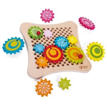 Image 1 of Classic World - Дървен пъзел със зъбчати колела (CW2806)